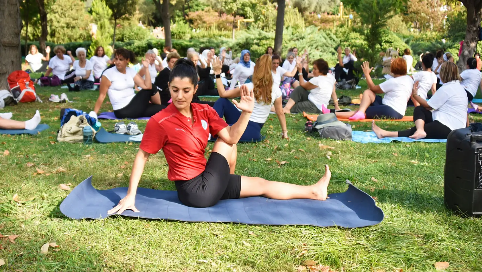 Avrupa Hareketlilik Haftası'nı yoga ve pilatesle kutlandı