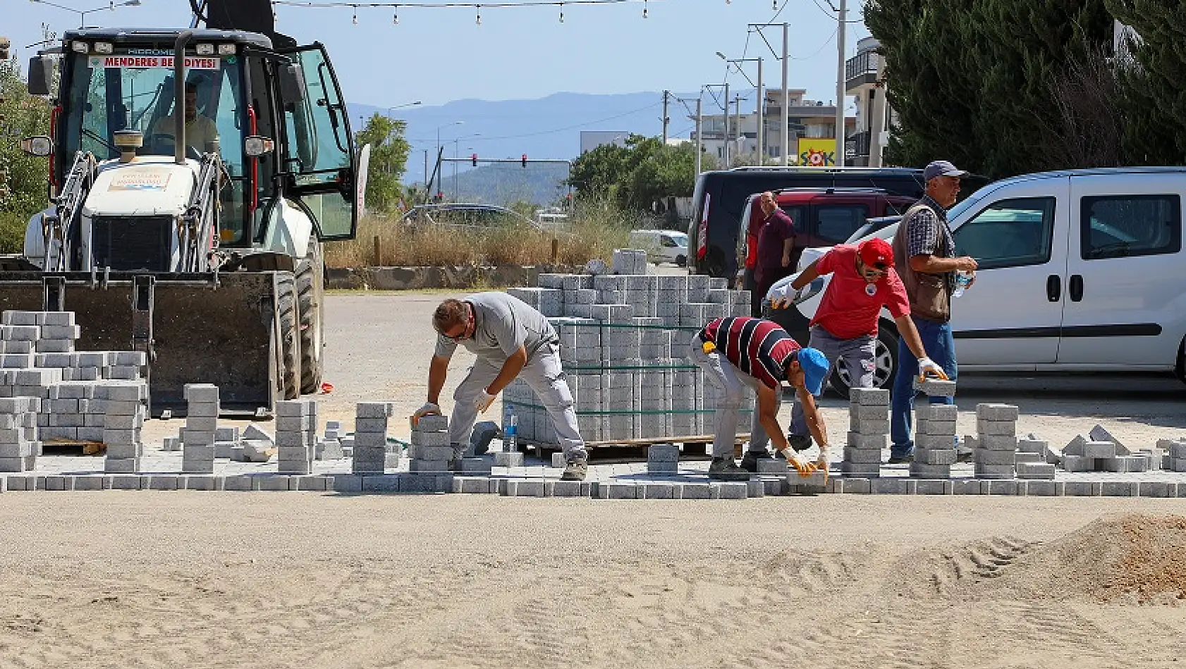 Barbaros mahallesi'nde kilit parke çalışmaları tamamlandı