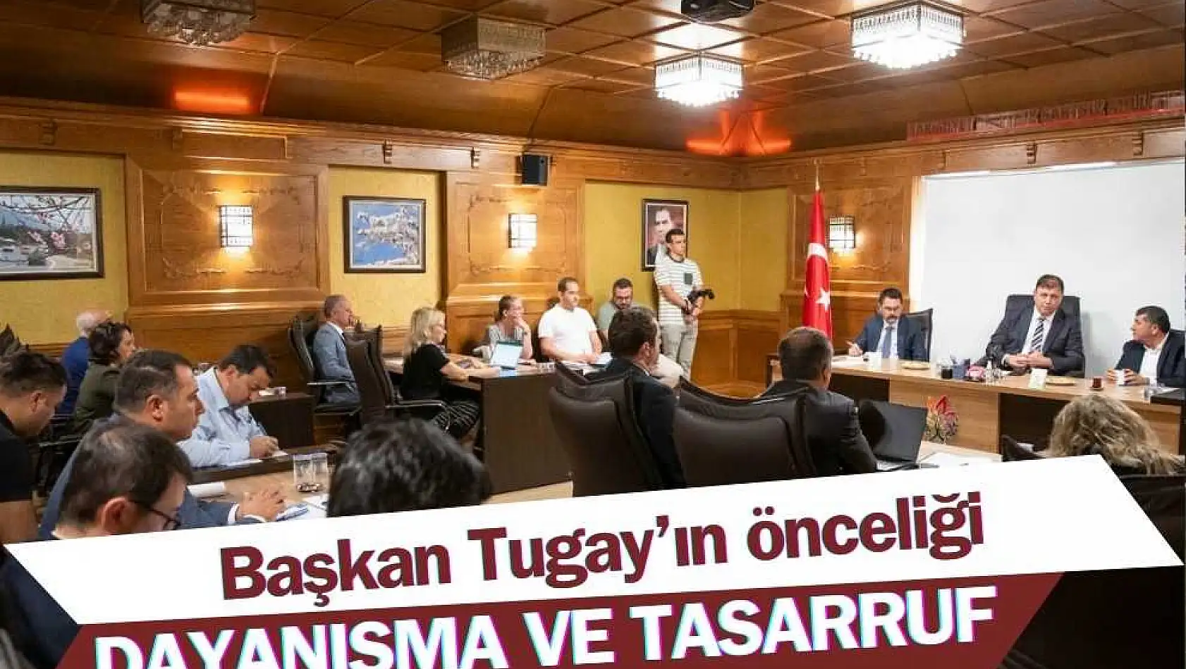 Başkan Tugay'ın önceliği dayanışma ve tasarruf