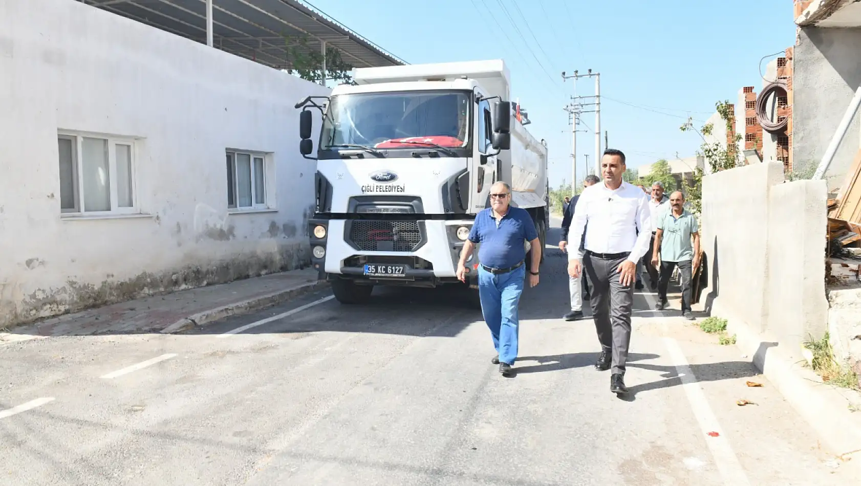 Başkan Yıldız, Kaklıç Mahallesi'nde yol çalışmalarını başlattı