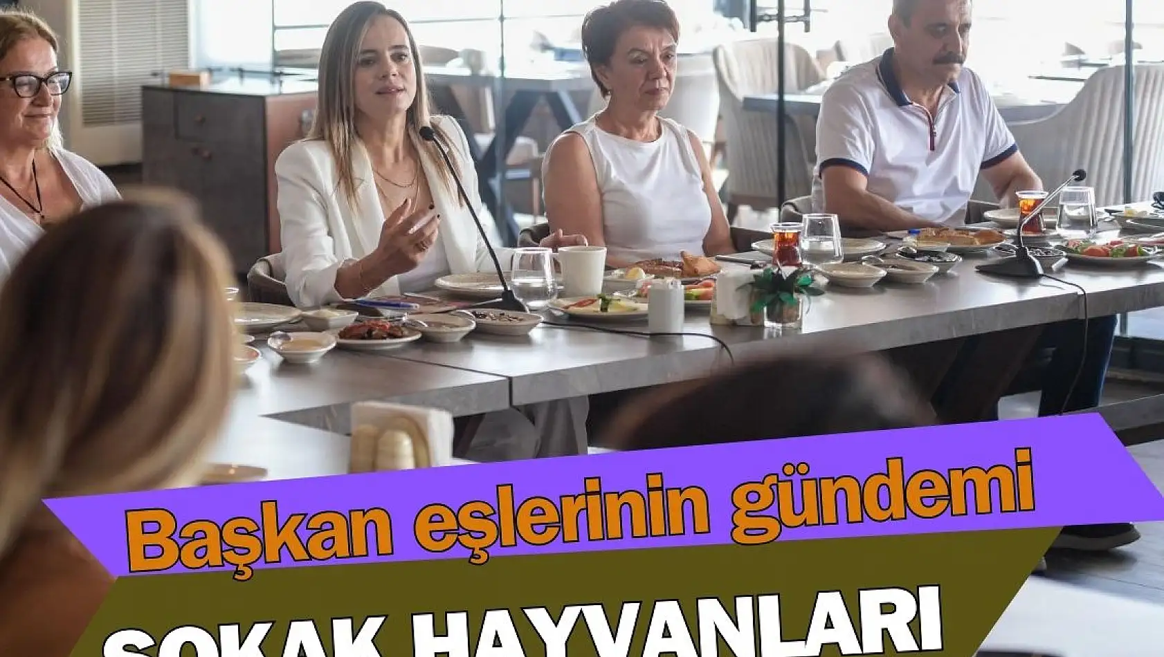 Başkan eşlerinin gündemi sokak hayvanları