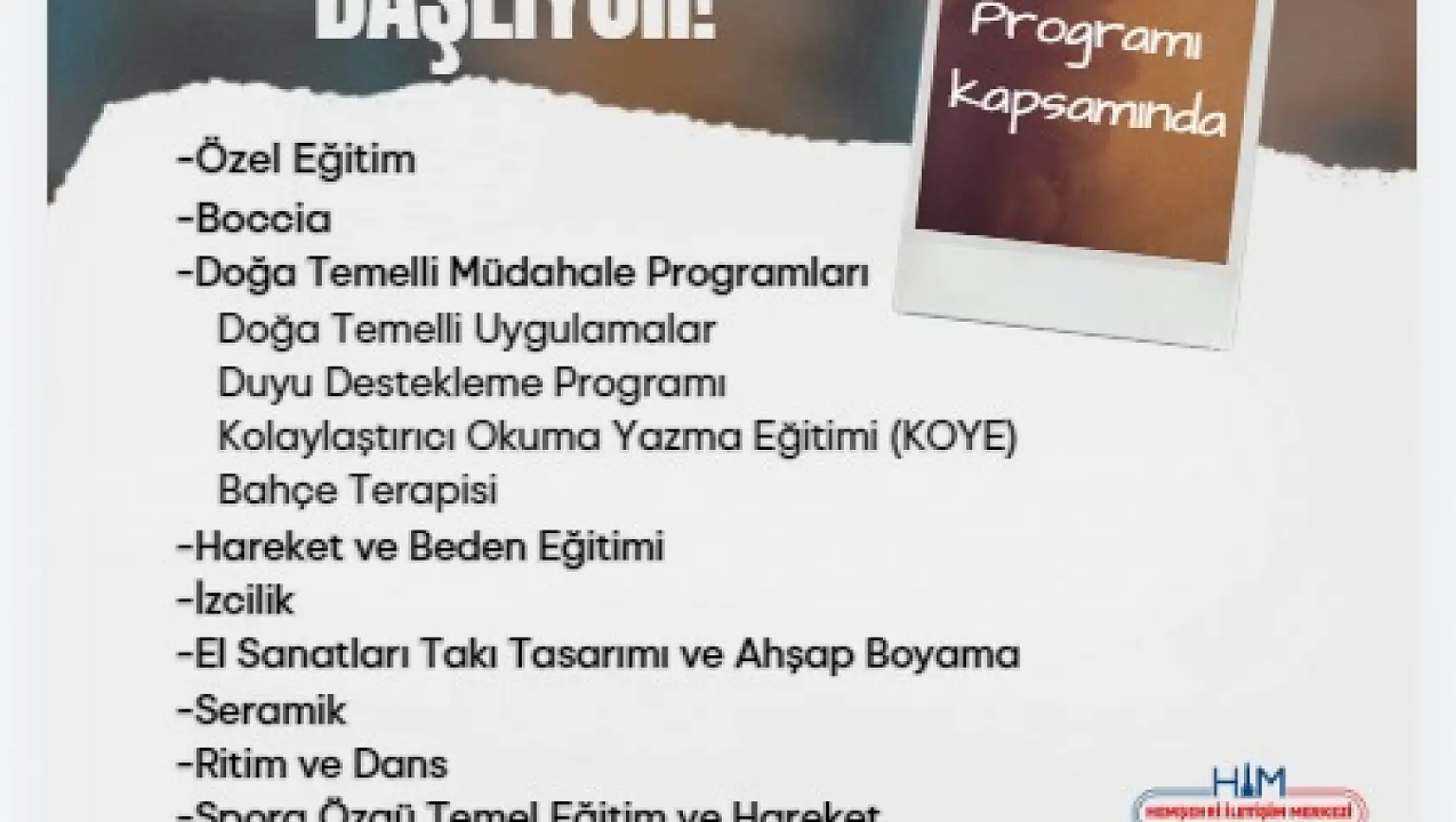 Bu kurslarla engelliler hayata katılıyor