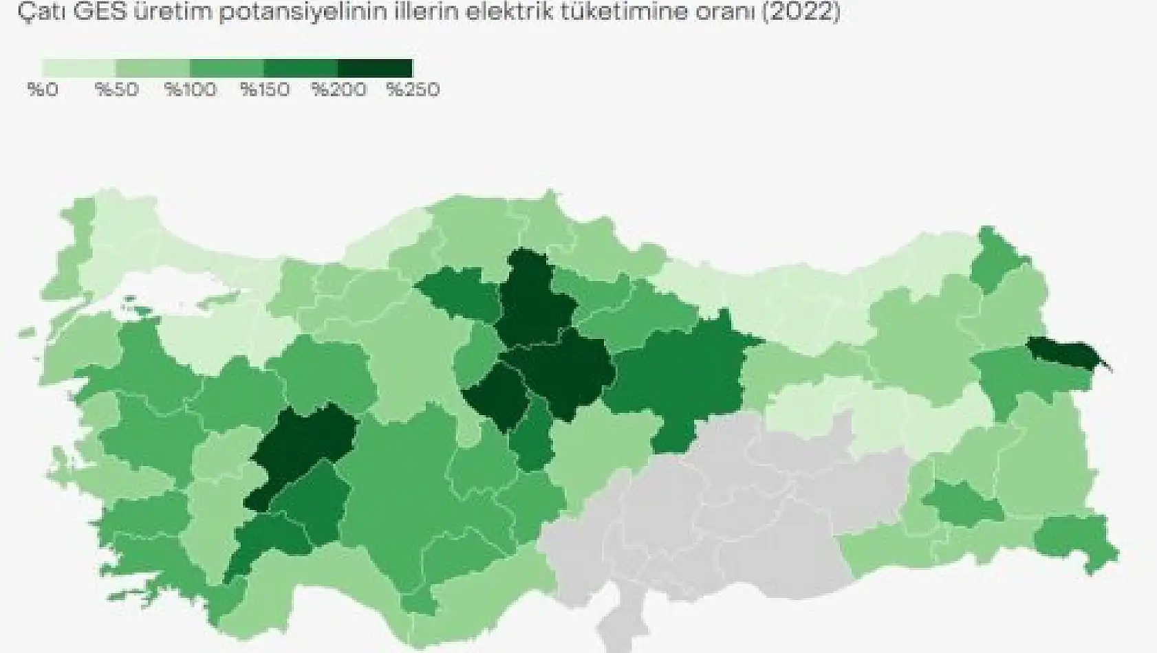 Çatılarda kurulacak güneş panelleri Türkiye'nin toplam elektrik tüketiminin %45'ini karşılayabilir!