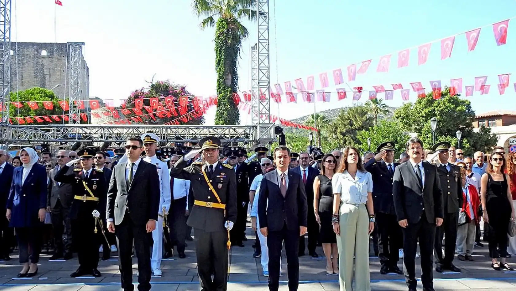 Çeşme'de 30 Ağustos coşkusu