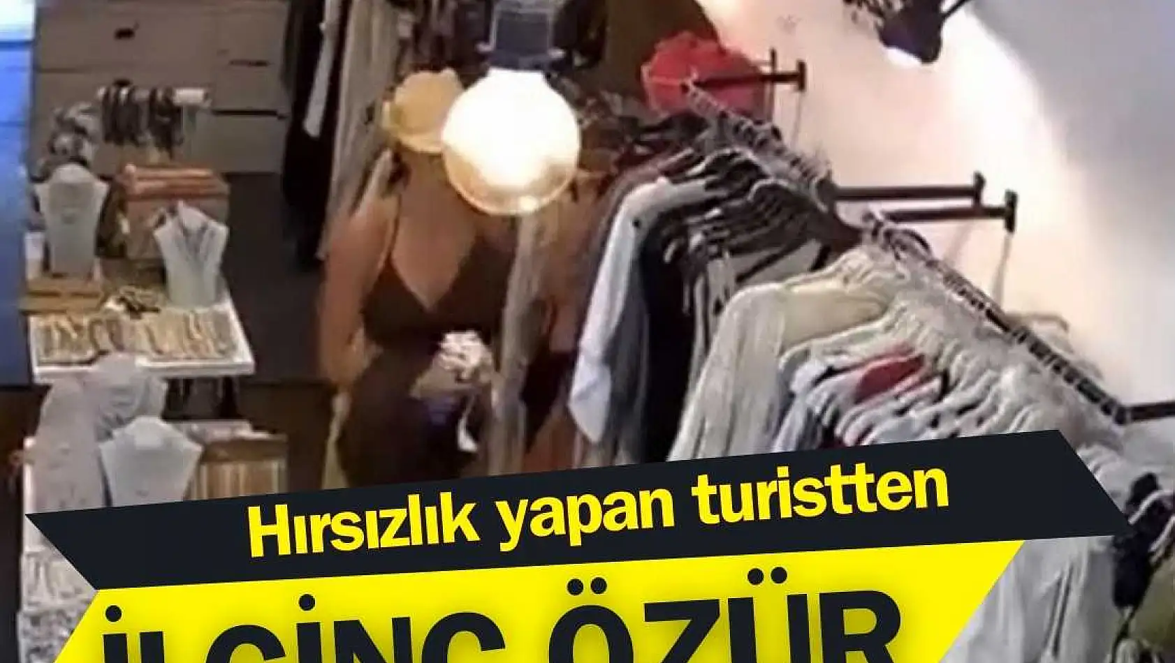 Çeşme’de hırsızlık yapan turistten ilginç özür