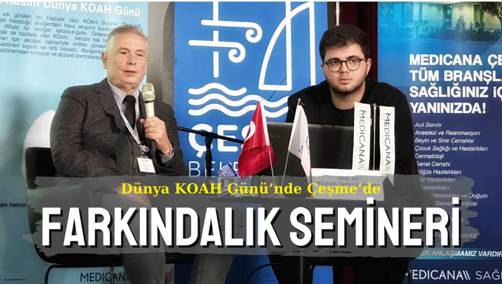 Dünya KOAH Günü'nde Çeşme'de farkındalık semineri