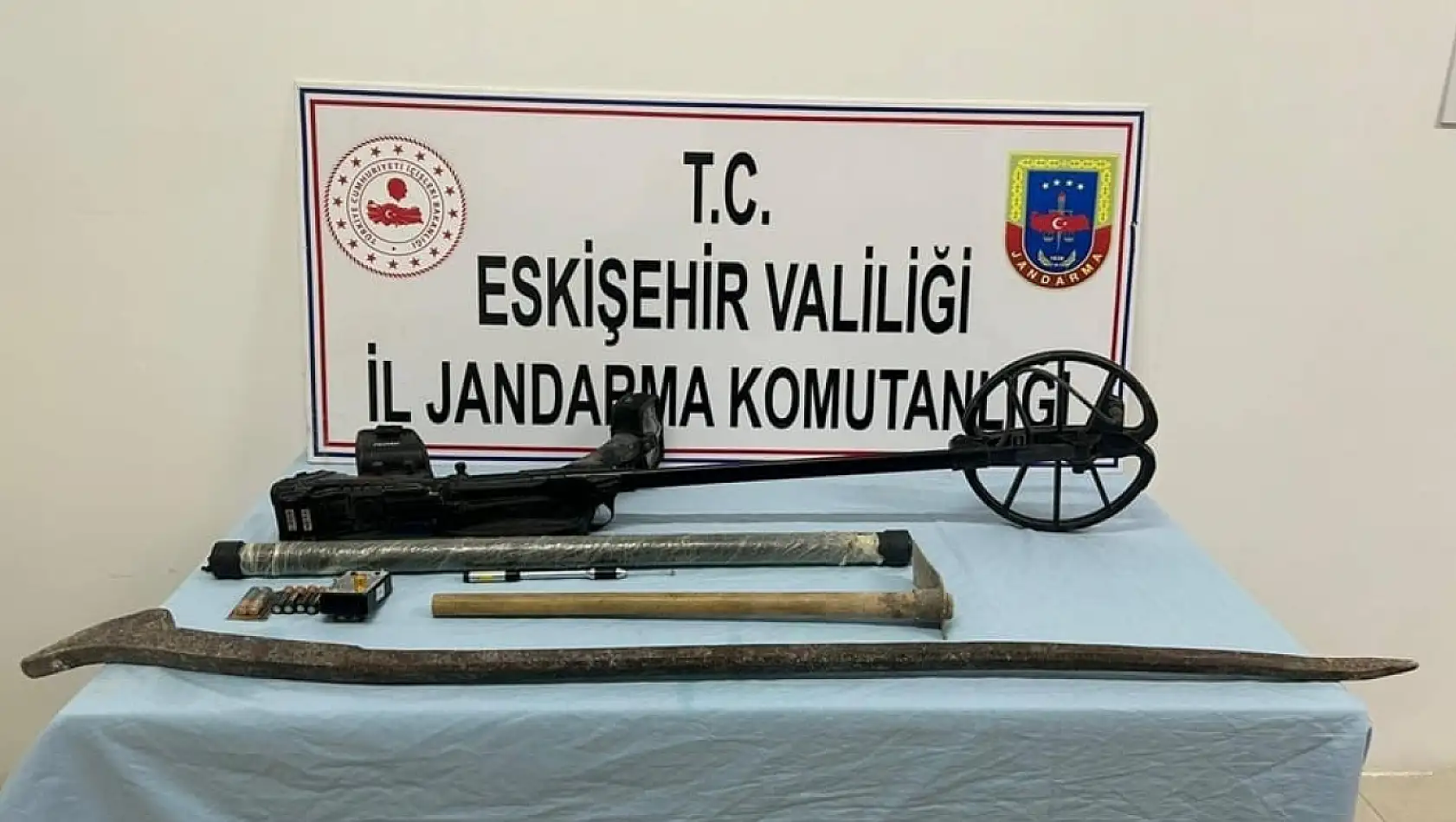 Eskişehir'de kaçak kazıya suçüstü