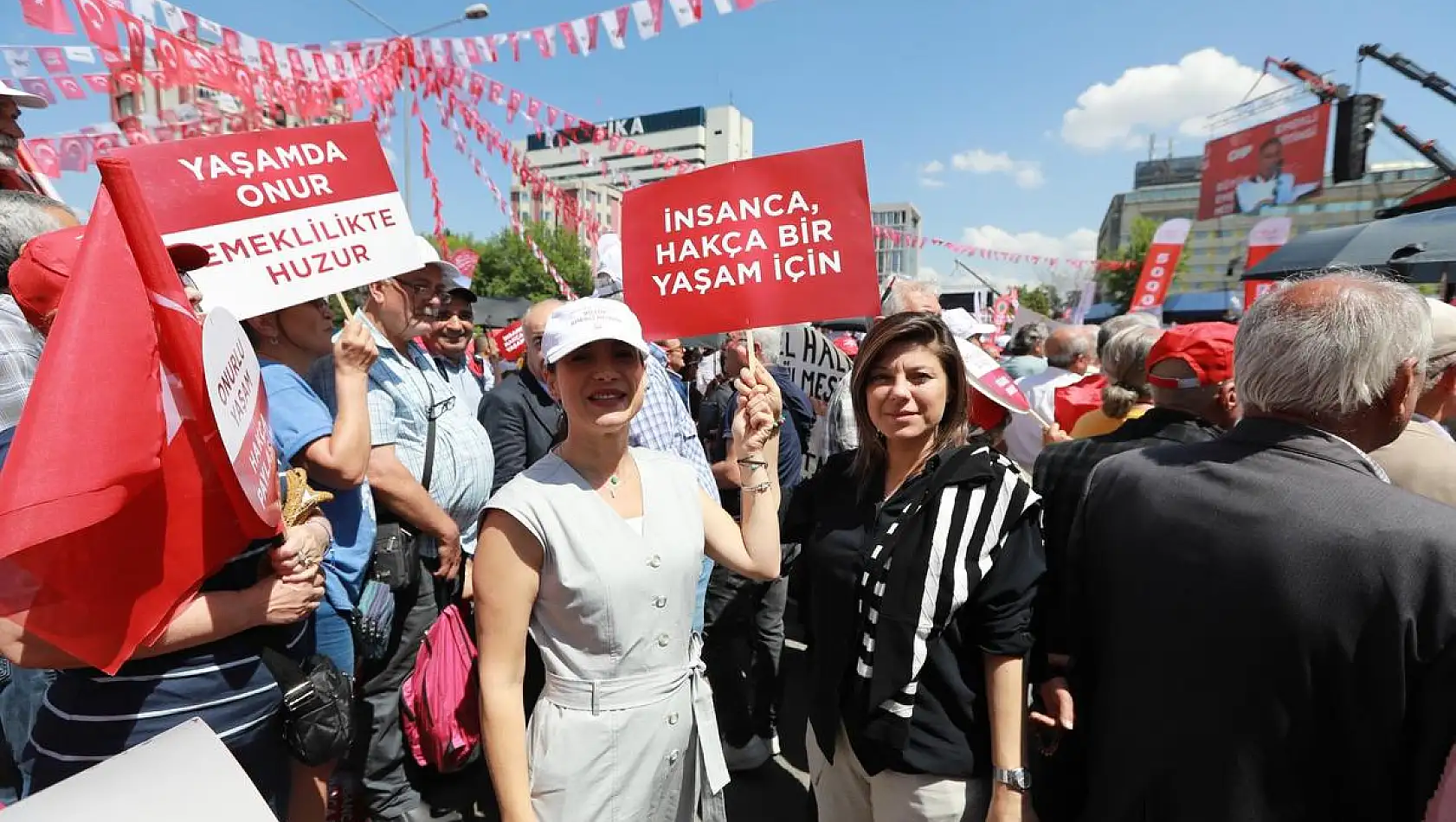 Filiz Başkan, emekliler için Ankara’ya gitti