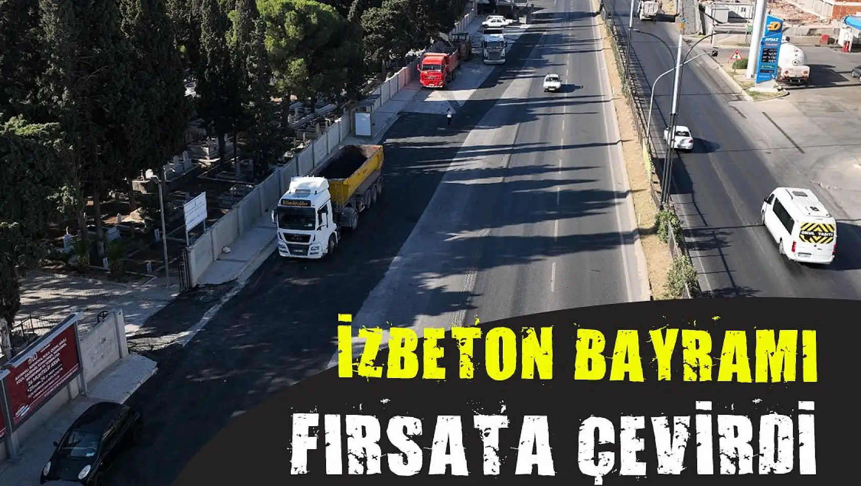 İZBETON bayramda da çalıştı