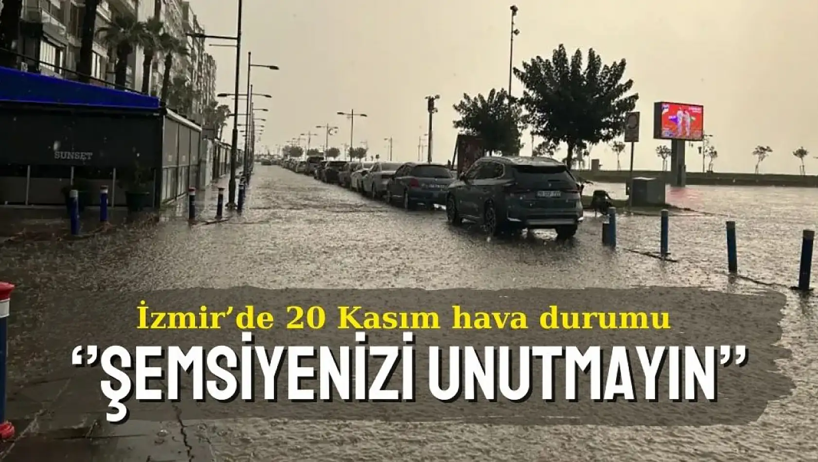 İzmir'de 20 Kasım hava durumu: Yağmur var, Şemsiyenizi unutmayın!