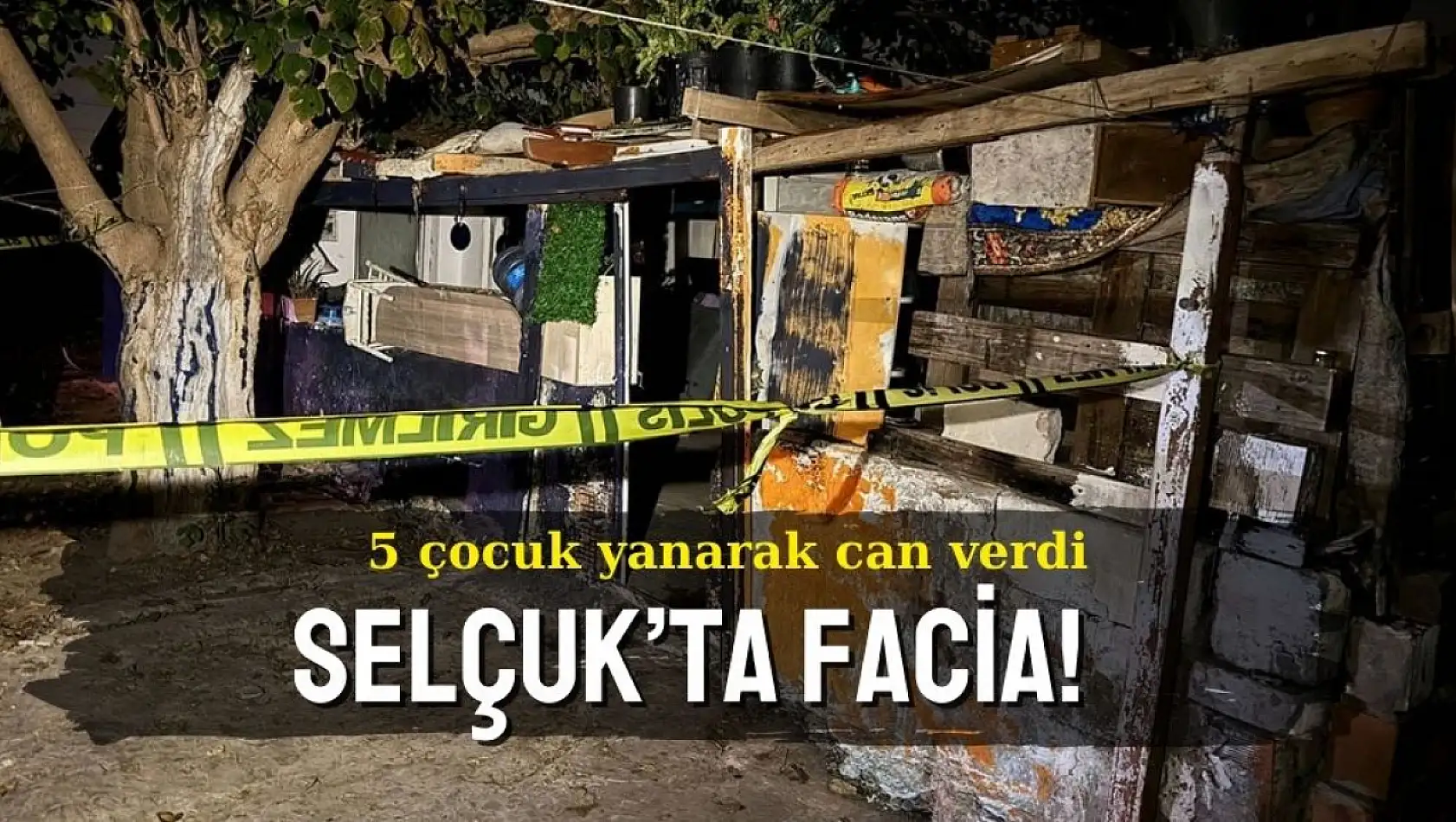 İzmir'deki yangında 5 çocuk hayatını kaybetti