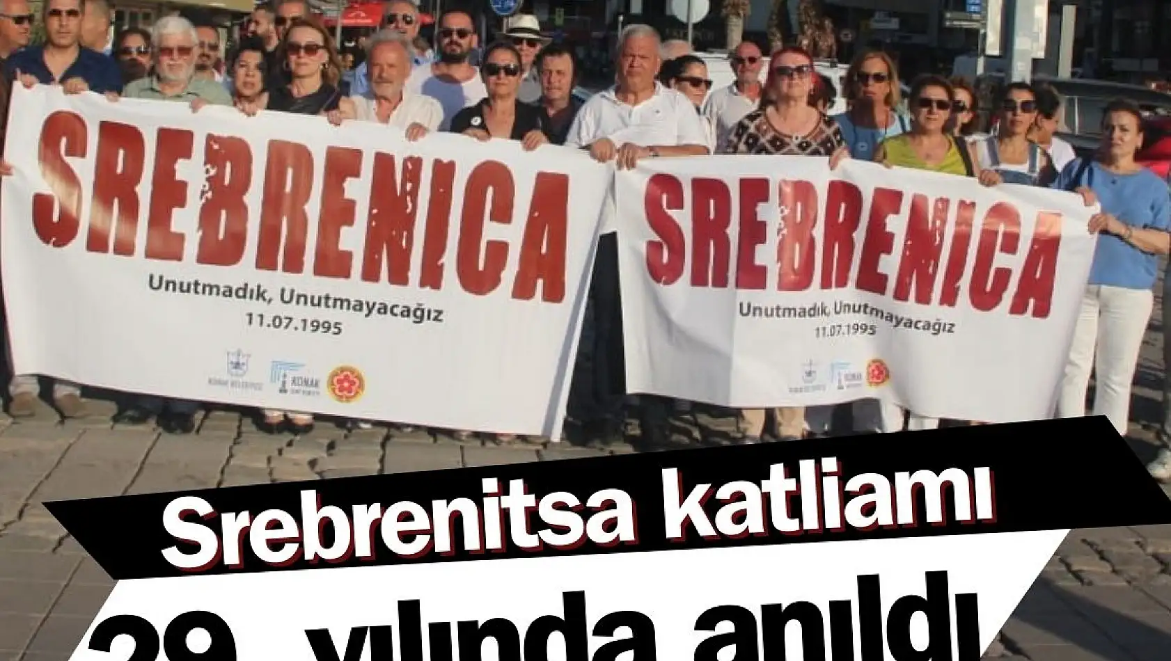 İzmir'de Srebrenitsa katliamı 29. yılında anıldı