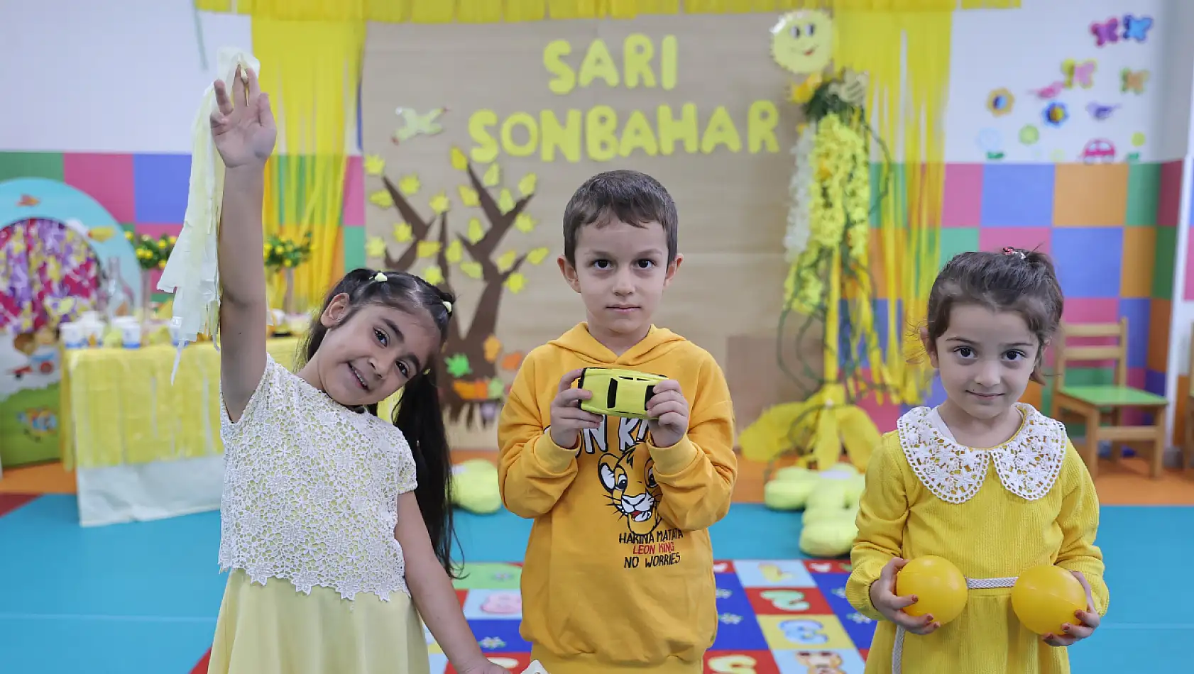 Konaklı minikler 'Sarı Sonbahar' ile eğlenceli bir gün geçirdi