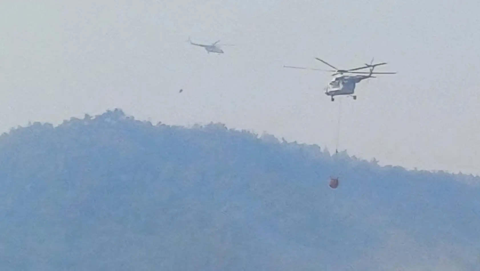 Manisa'daki orman yangını beşinci gününde 