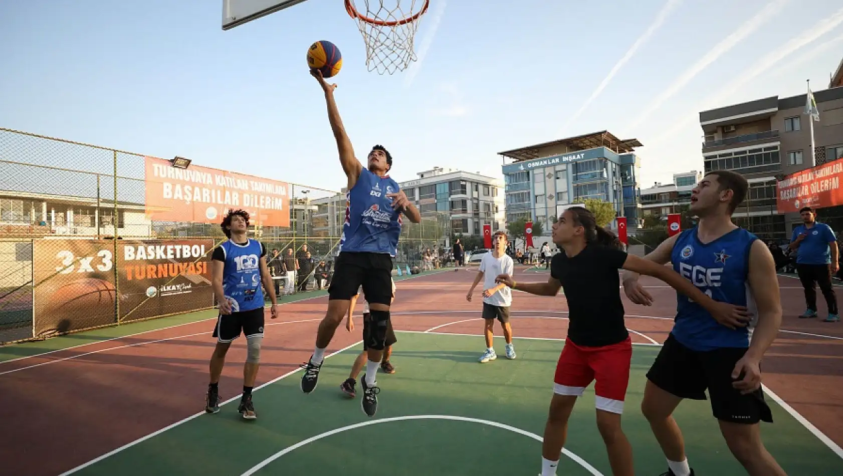 Menderes'te '3x3 Basketbol Turnuvası' şampiyonları belli oldu