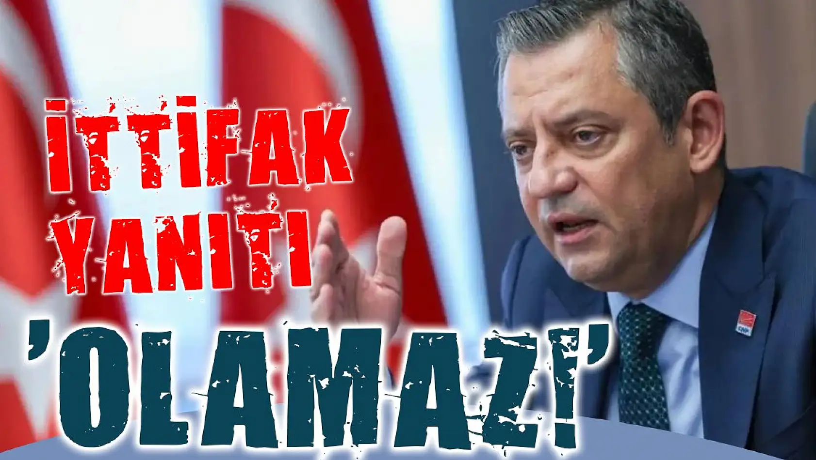 Özel’den Erdoğan’a ittifak yanıtı