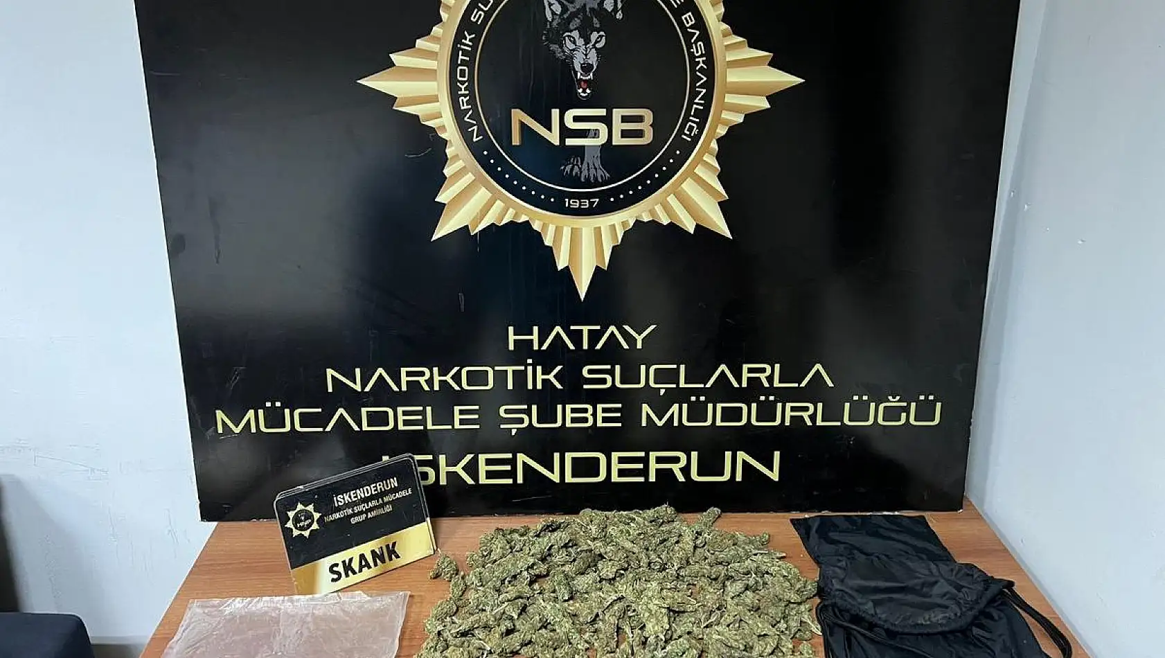 Üzerinde 520 gram skunk çıktı!