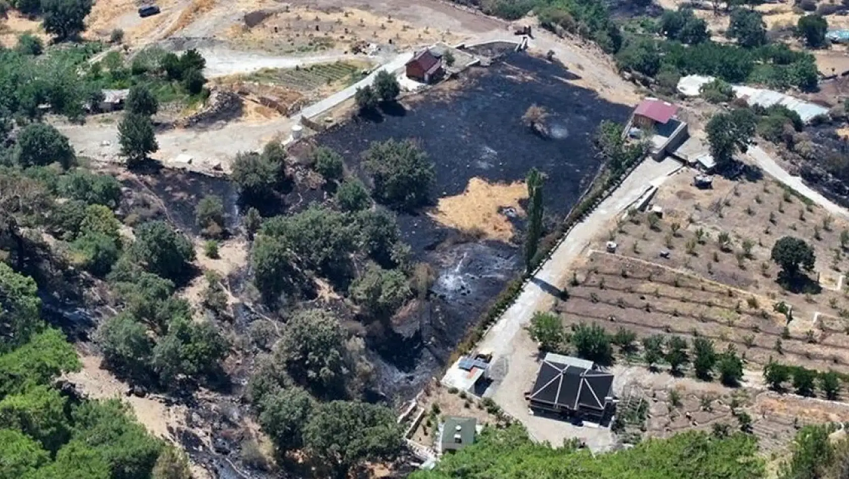 Yamanlar'daki yangının sebebi ortaya çıktı 