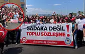 İzmir'de grev ikinci gününde: 'Yüzbinlerle İzmir'i kırmızıya boyayacağız'