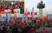 İzmirliler tek yürek oldu: On binler Gündoğdu Meydanı'na aktı