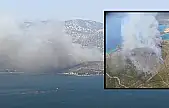 Karaburun'da orman yangını: Havadan ve karadan müdahale devam ediyor
