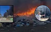 Karşıyaka'daki çöp tesisinde yangın paniği sürüyor