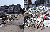Örnekköy'de ismine yakışmayan görüntüler! Çöp yığınları isyan ettirdi