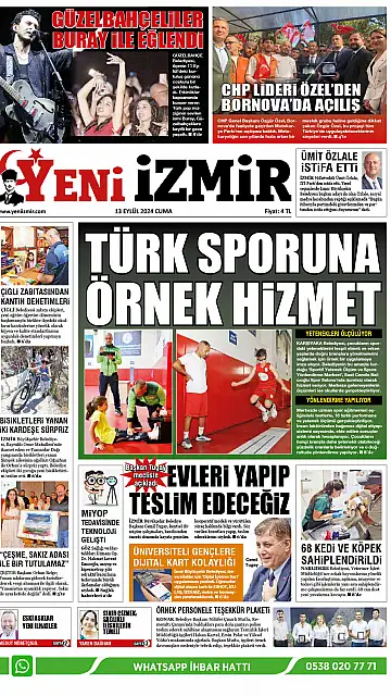 E-Gazete - Tarih: 13 Eylül 2024