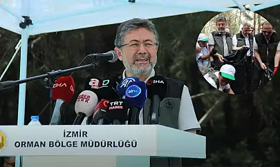 Bakan Yumaklı İzmir'de: 'Orman yangını çıkmak için sebep arıyor'