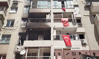 Bornova'da patlama korku dolu anlar yaşattı: Yeni görüntüler ortaya çıktı