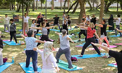 Buca'da açık havada spor coşkusu!