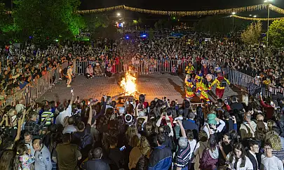 Hıdırellez ateşi Kültürpark'ta yandı, İzmir baharı coşkuyla karşıladı