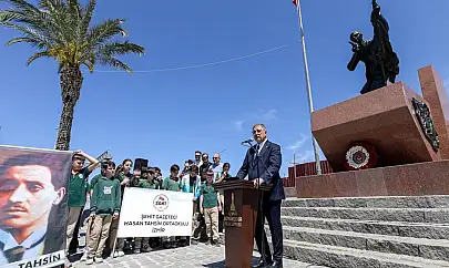 İlk kurşunun 106. yılı! Başkan Tugay'dan Hasan Tahsin için anma mesajı