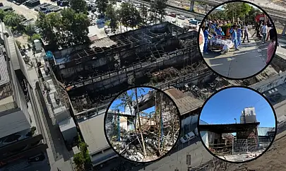 Konak'taki yangının hasarı bir gün sonra ortaya çıktı!