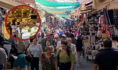 Kurban Bayramı öncesi Kemeraltı'nda adım atacak yer kalmadı!