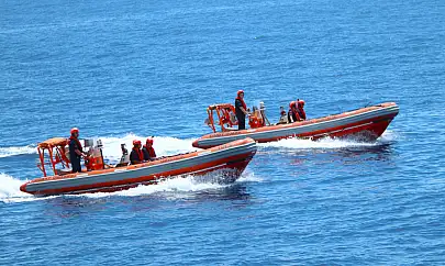 Türk Silahlı Kuvvetleri Ege Denizi'nde! Nefes kesen kurtarma operasyonu