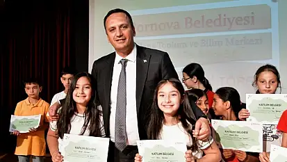 Bilimle ilk adım: Bornova'da mezuniyet coşkusu