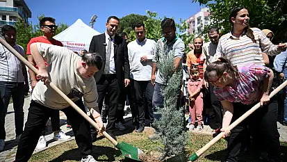 Bornova'da fidanlar umuda dönüştü