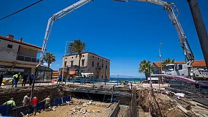 Çeşme'de dere alarmı! İZSU krizi önledi