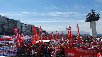 İzmir'de 1 Mayıs coşkusu Gündoğdu Meydanı'nda başlıyor!