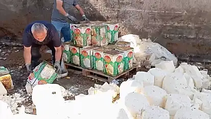 İzmir'de gıda katliamı: Tonlarca tarihi geçmiş ürün ele geçirildi!