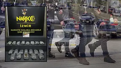 Karşıyaka'da film gibi operasyon: Araçtan çıkanlar şaşırttı!