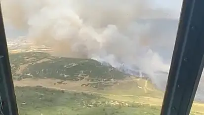 Son Dakika! Foça'da yangın ormana sıçradı
