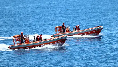 Türk Silahlı Kuvvetleri Ege Denizi'nde! Nefes kesen kurtarma operasyonu