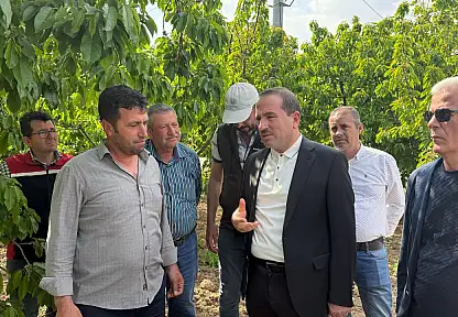 AK Partili Kırkpınar'dan Kemalpaşa'daki çiftçiye destek sözü