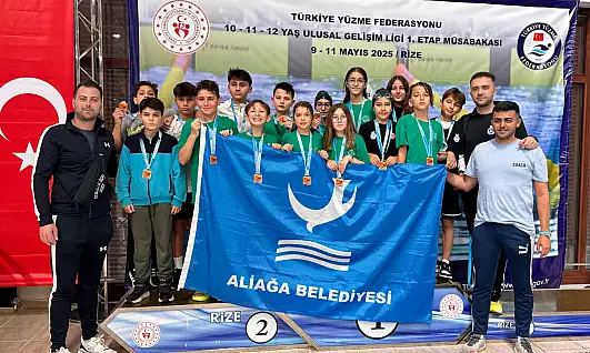 Aliağalı sporcular adeta madalya yağdırdı