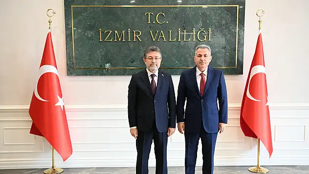 Bakan Yumaklı'dan İzmir Valisi Elban'a ziyaret