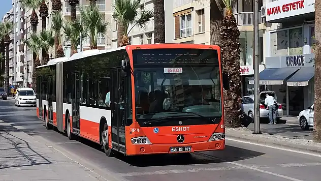 Cadde üzerindeki çalışma nedeniyle ESHOT değişiklik yaptı: İzmir'de bugün bu numaralı otobüslere binecek olanlar...