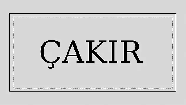 Çakıl isminin anlamı ve kökeni nedir?