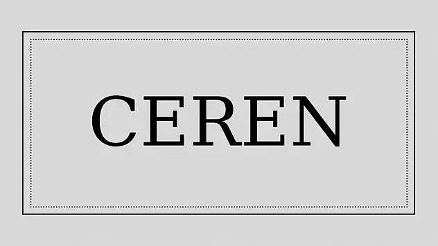 Ceren isminin anlamı ve kökeni nedir?